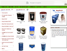 Tablet Screenshot of namquangchemical.com
